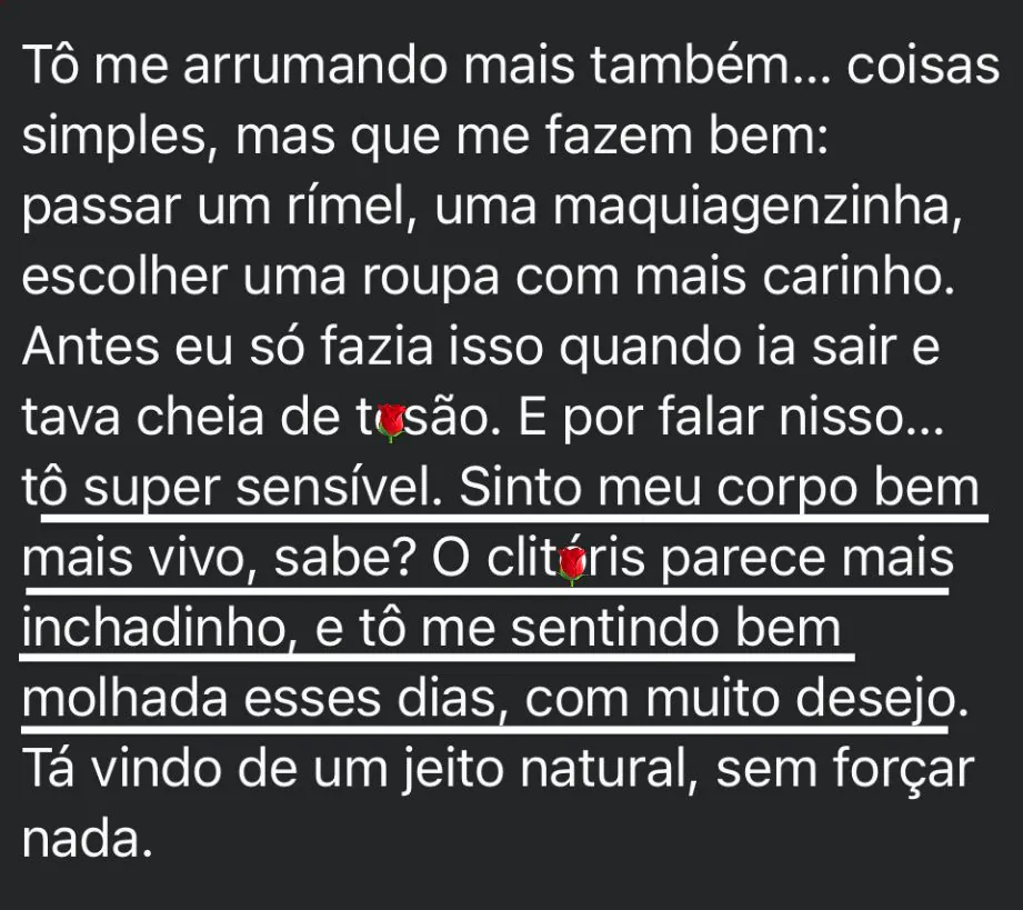 Depoimento de aluna